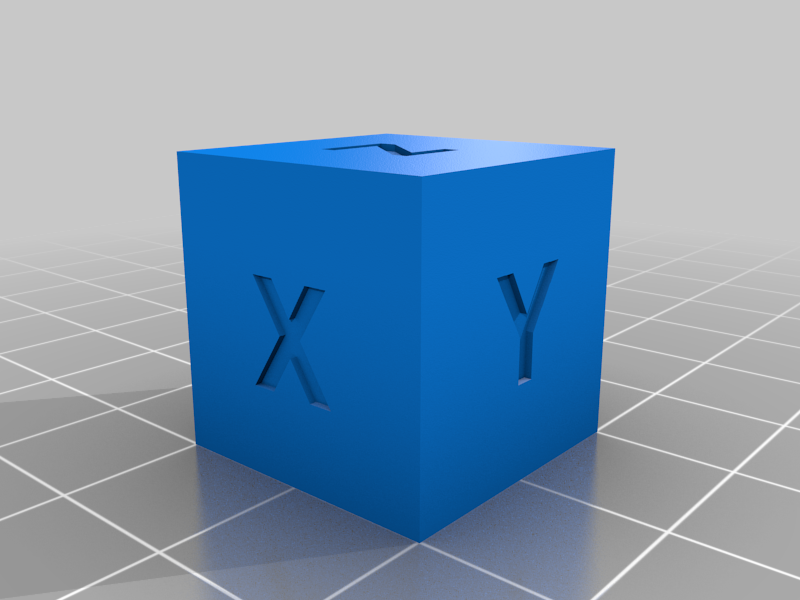 20x20x20 Calibration Cube