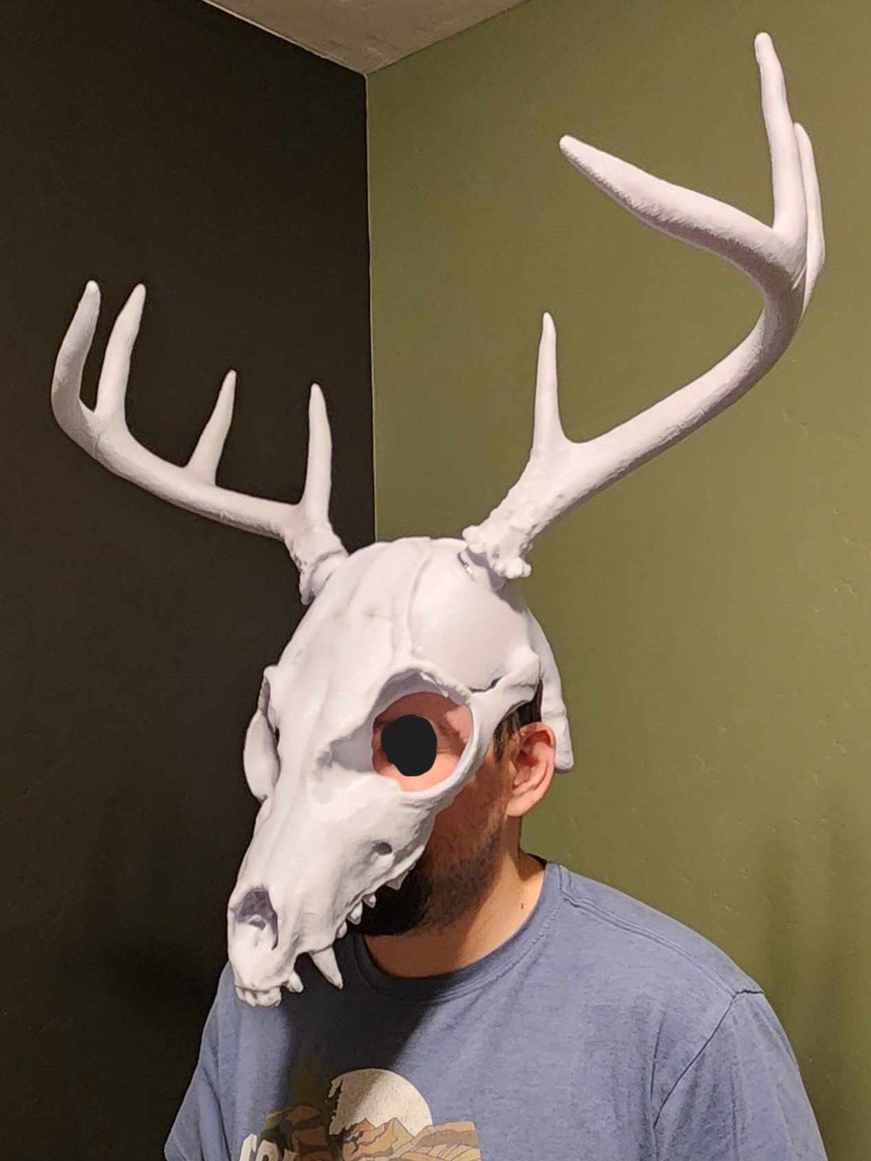 Wendigo Mask Wearable Halloween Costume
