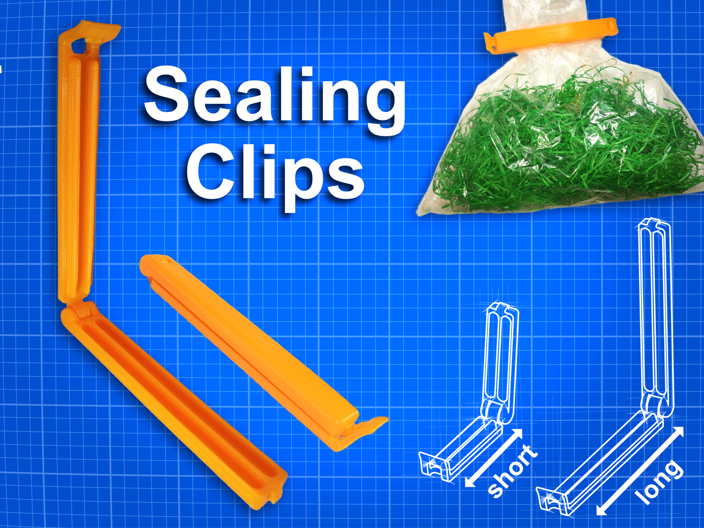 Sealing Clips for bags - Clamp - Sealer - Kitchen